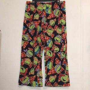 Ninja Turtle Pizza Pajama Bottoms